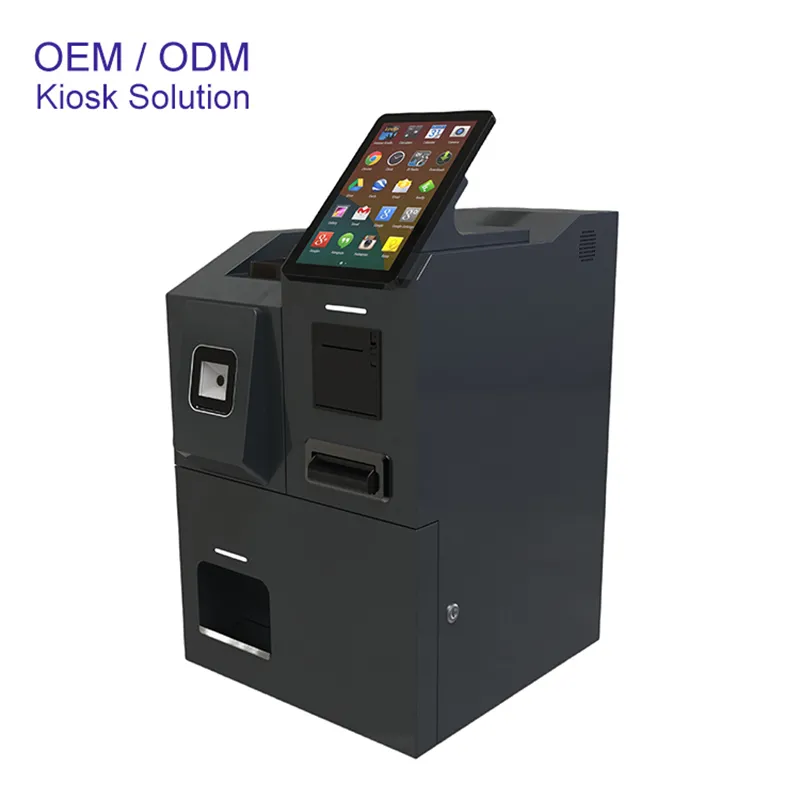 Desktop Self Service Coin Cash Payment Kiosk